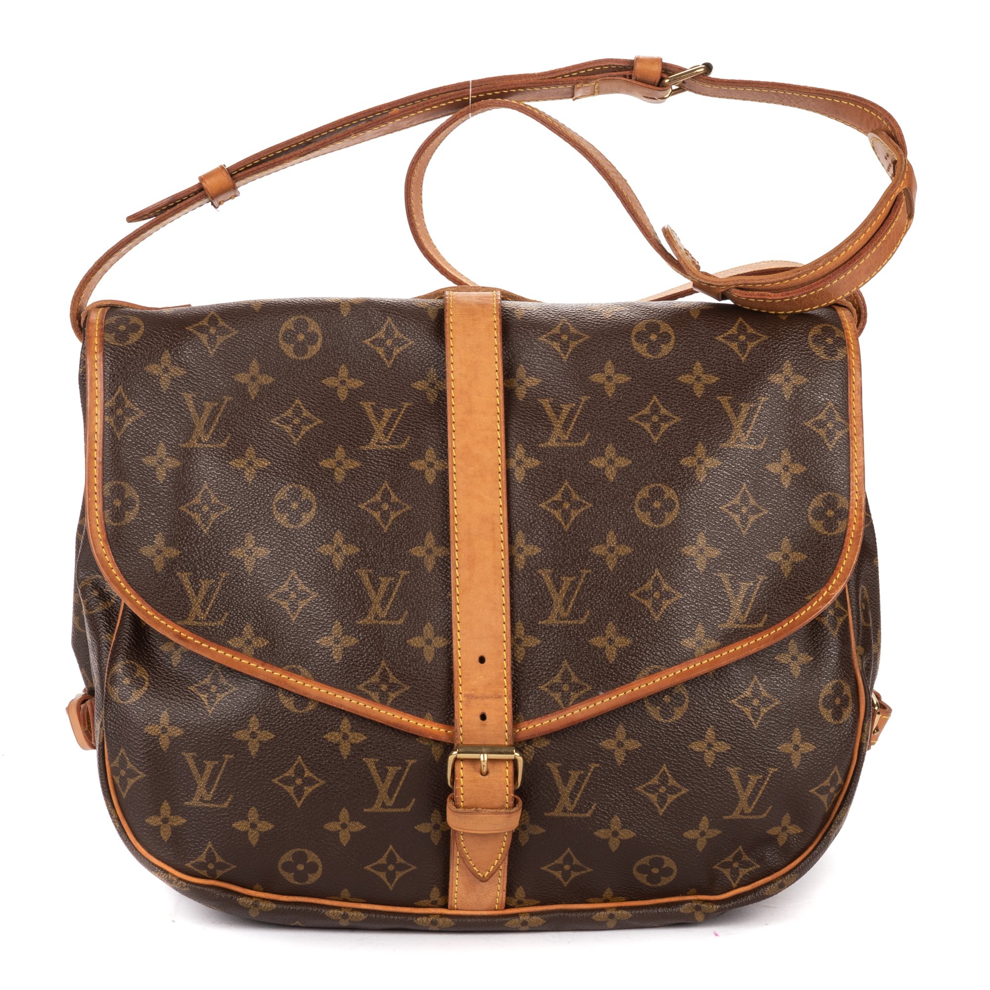 [中古] LOUIS VUITTON ルイヴィトンソミュール茶色モノグラムキャンバスAB｜BrandCo Paris - Japan