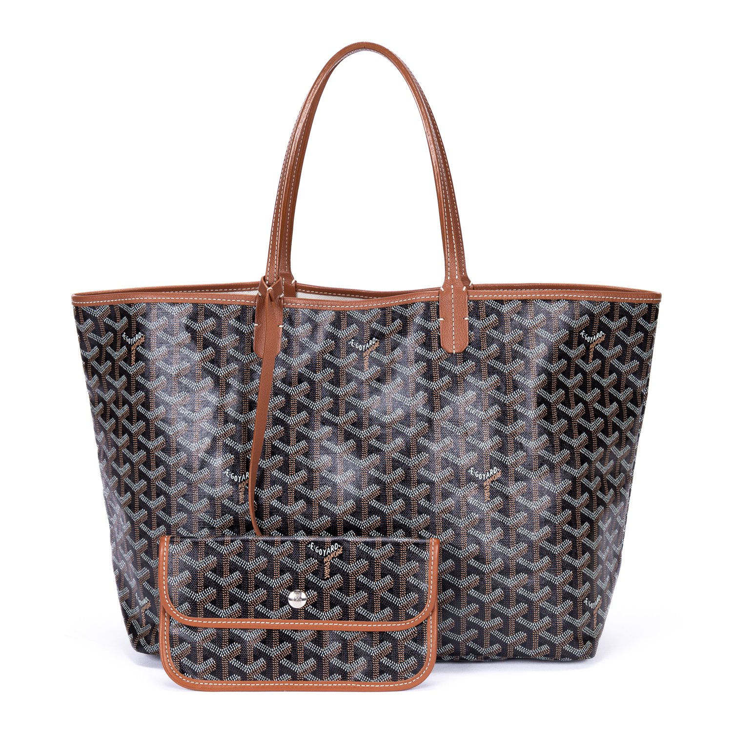 [中古] GOYARD ゴヤールセントルイスブラック/ブラウンゴヤールディンキャンバスA｜BrandCo Paris - Japan