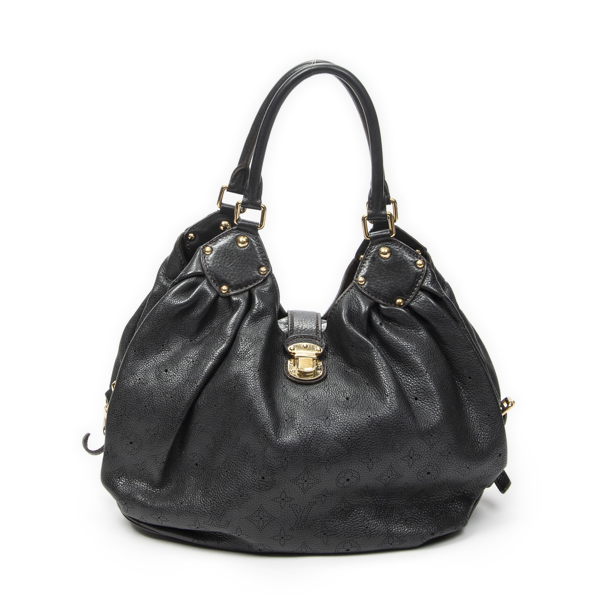 [中古] LOUIS VUITTON ルイヴィトンXL ホーボー黒マヒナレザーA｜BrandCo Paris - Japan