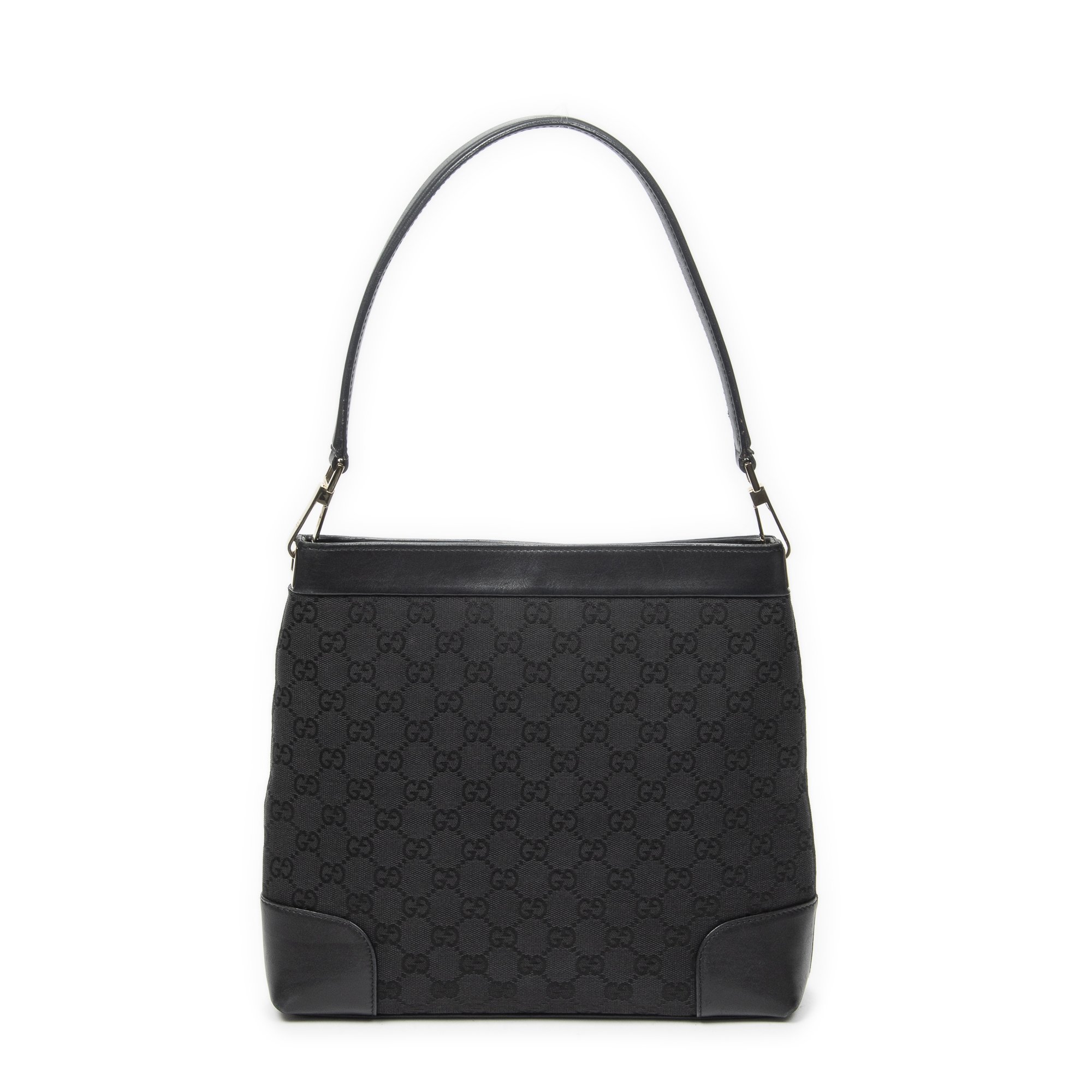 [中古] GUCCI グッチショルダーホーボー黒GGキャンバスAB｜BrandCo Paris - Japan 44,520円