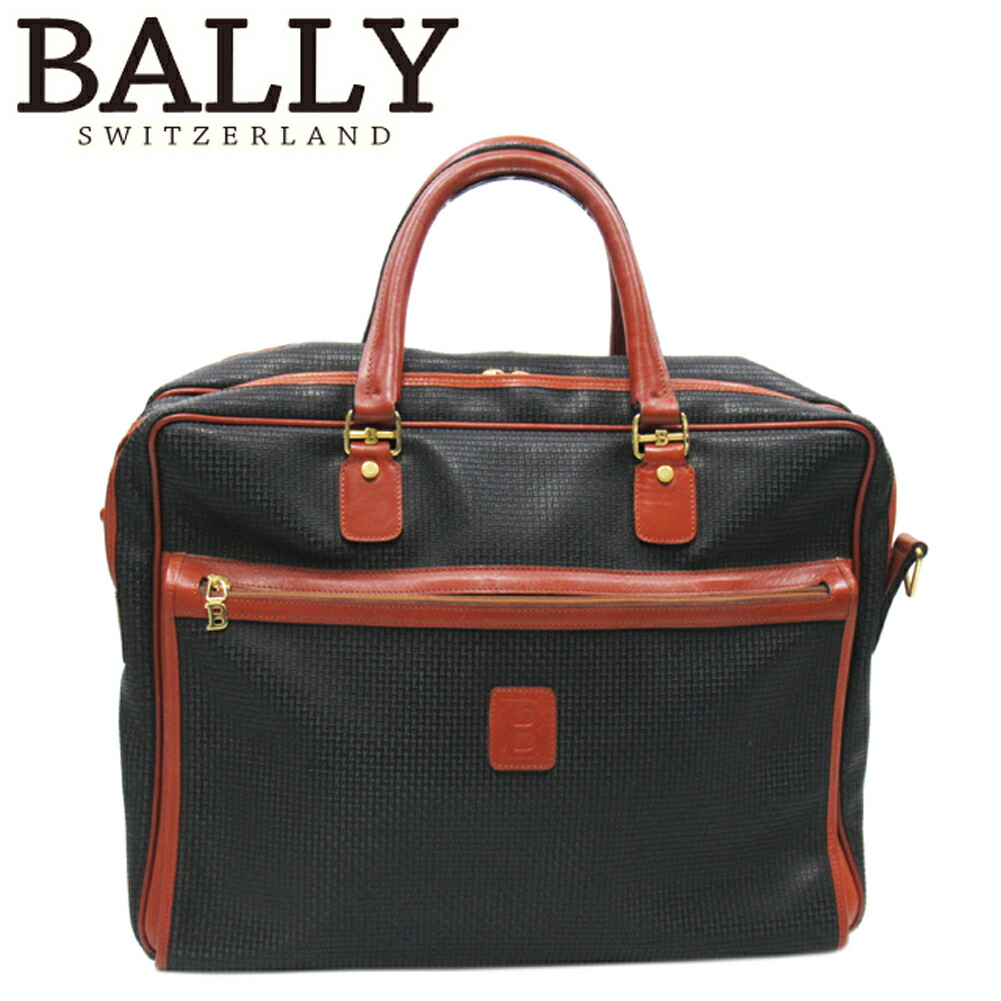 BALLY バリー 大容量 ボストンバッグ メンズ ゴルフ 旅行 PVC×レザー 楽天市場】【バッグ】BALLY バリー ボストンバッグ 旅行カバン