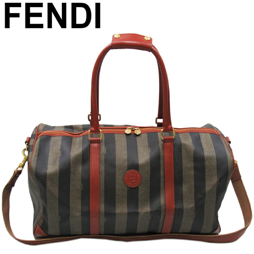 楽天市場】【FENDI】フェンディヴィンテージ ペカン柄ミニボストン
