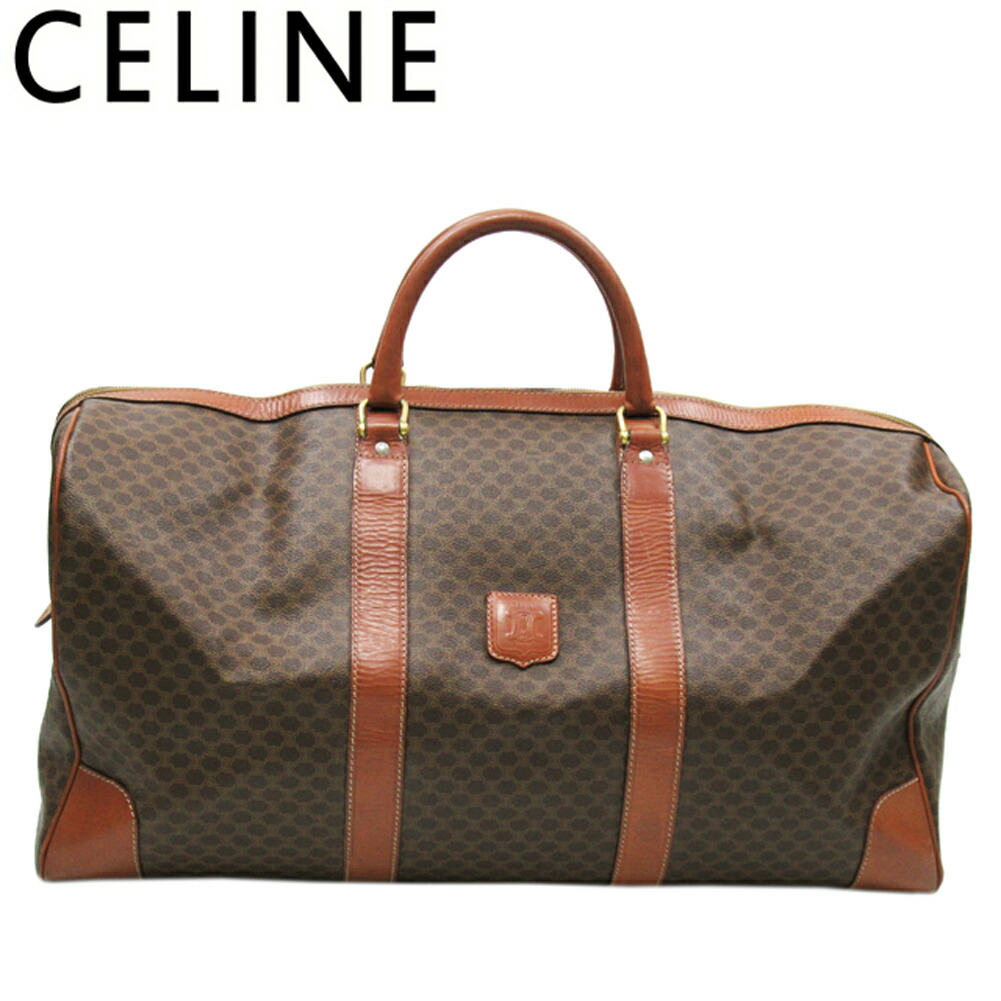 楽天市場】セリーヌ CELINE ボストンバッグ マカダム ブラウン