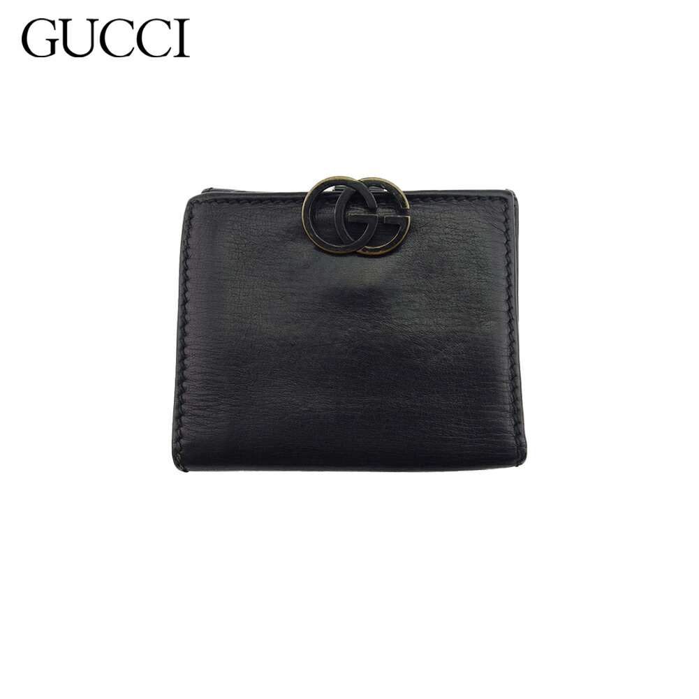 ✨極美品　付属品あり✨グッチ　二つ折り　マイクロシマ　ブラック　レザー　小銭入れ 楽天市場】GUCCI グッチ 二つ折り財布 MICRO SSIMA マイクロ シマ