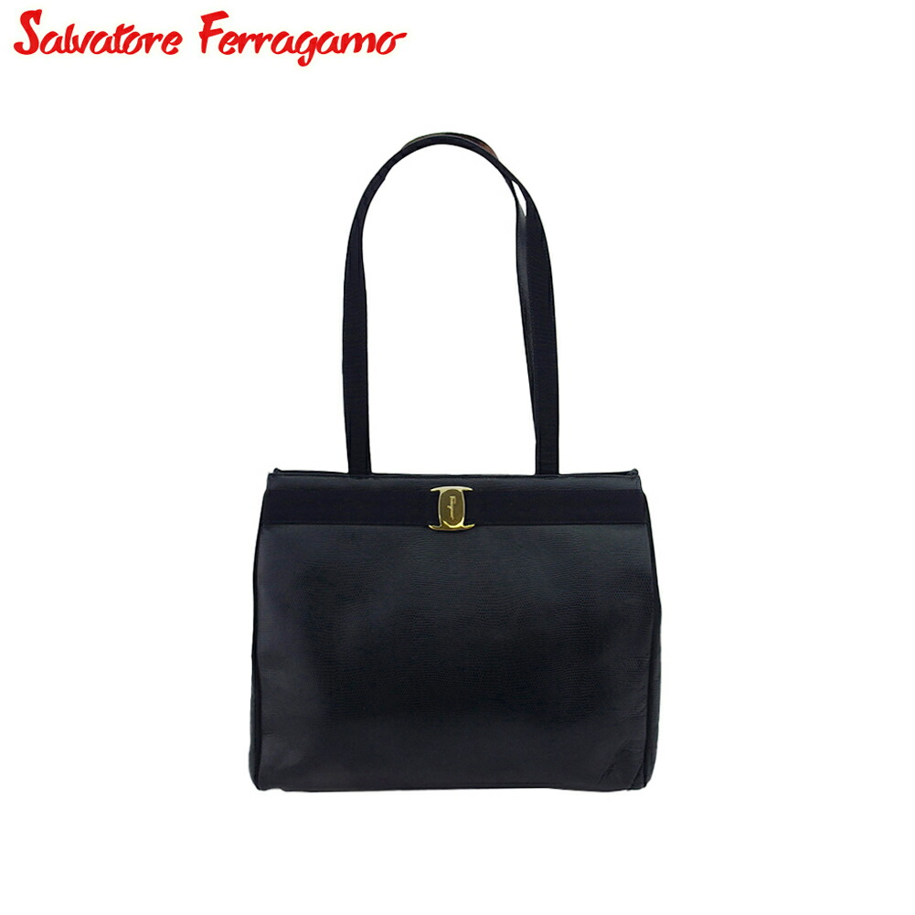 楽天市場】Salvatore Ferragamo BONNIE LETTERING LOGO TOTE BAG