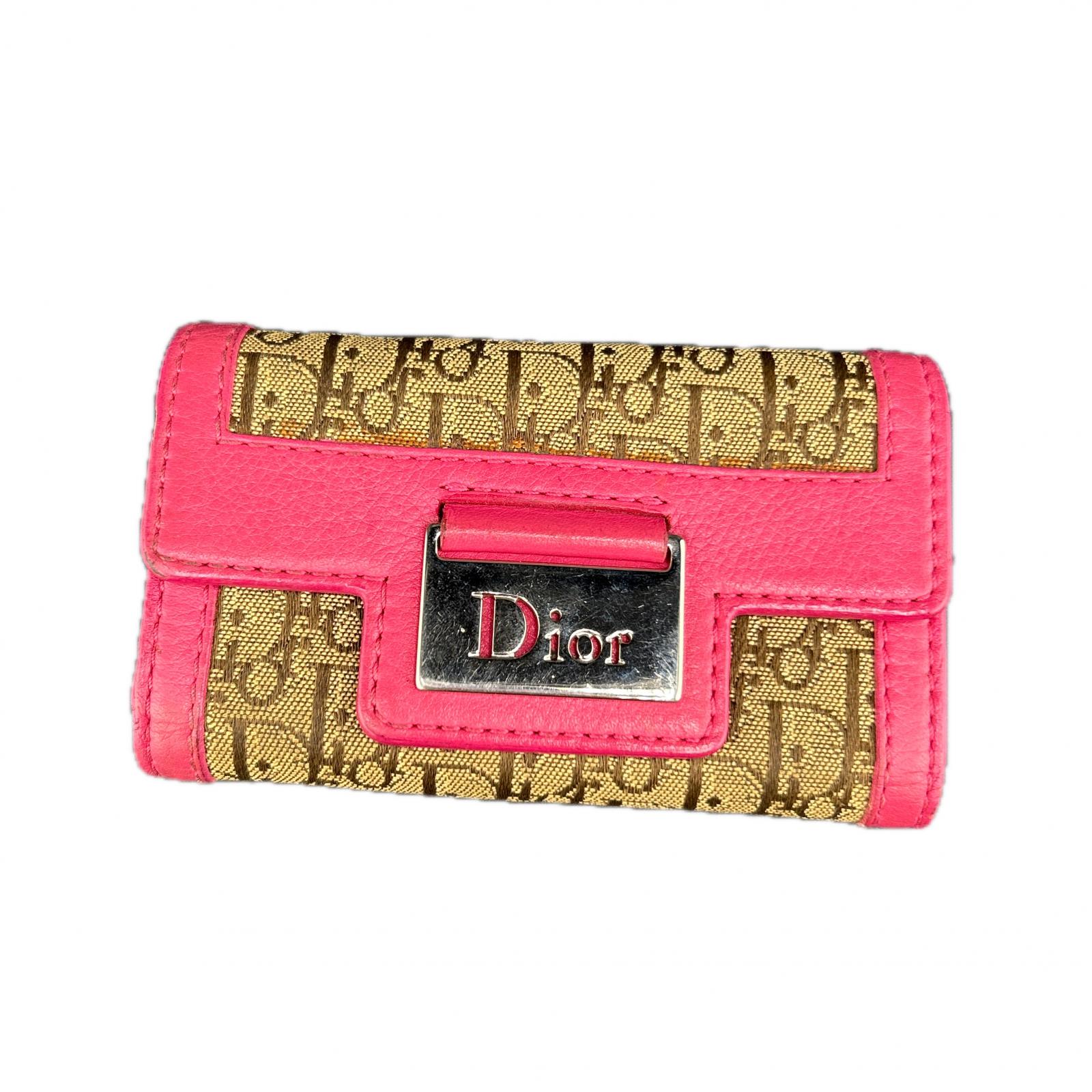 ディオール　キーケース　キーリング　カナージュ　ピンク　ディオールチャーム 楽天市場】Christian Dior クリスチャンディオール キーケース
