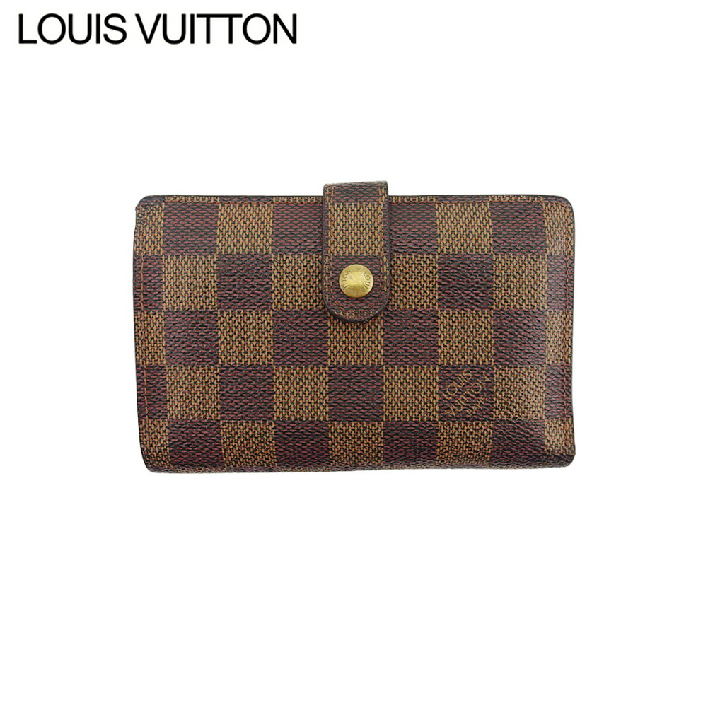 【中古•美品】LOUIS VUITTON ダミエ財布 ニつ折りがま口 廃盤 2025年最新】Yahoo!オークション -ヴィトン ダミエ がま口財布の