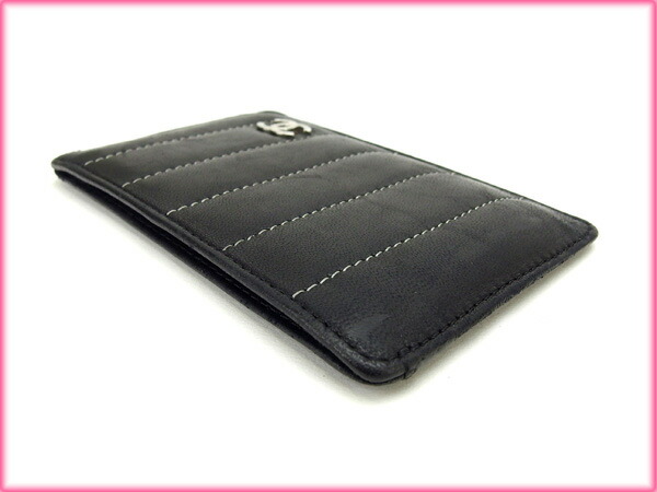 brand depot tokyo: 香奈尔chanel名片夹卡片匣男子的可的小姐黑色皮