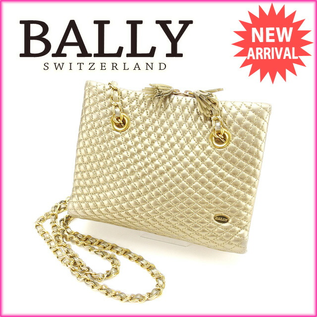スーパー バリー コーチ Bally ショルダーバッグ チェーンショルダー レディース ゴールド シャネル レザー D1272s ブランドデポ Tokyo ポイント10倍 ブランド バック 財布 プレゼント ギフト レディース 通勤