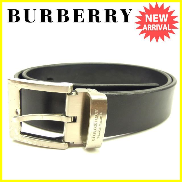 burberry belt mens silver