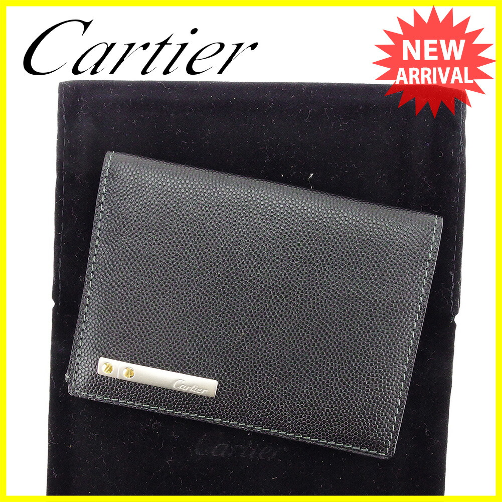 カルティエ ｃａｒｔｉｅｒ フェンディ 名刺入れ カードケース メンズ可 スーパー サントス ブラック 財布 メンズ レザー T3037s ブランドデポ Tokyo ポイント10倍 ブランド バック 財布 プレゼント ギフト かわいい 女性用 レディース メンズ 可