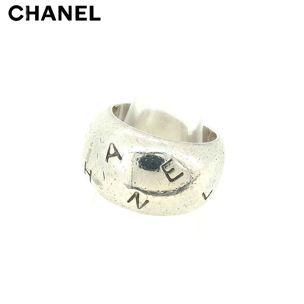 【お買い物マラソン★30%OFFクーポン】シャネル 指輪 アクセサリー シルバー シルバー925 CHANEL 【シャネル】 c3525s 【中古】 ブランド ハイブランド ヴィンテージ 送料無料|ブランドデポ TOKYO