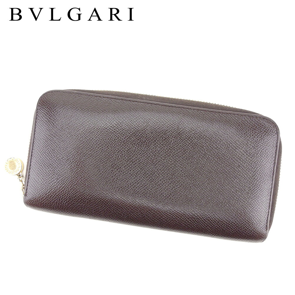 【雨季得SALE★21％OFFクーポン券】ブル小峡谷 長紙入れ ラウンドジッパー ブルガリブルガリ 赤銅色 なめし革 BVLGARI 【ブル小峡谷】 t8514s 【中古】 ブランド名 ご機嫌ブランド名 ヴィンテージ 貨物輸送無料