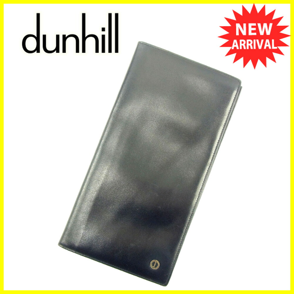 ブランド財布 フェンディ ダンヒル Dunhill 長札入れ 長財布 メンズ Dマーク ブラック コーチ レザー 人気 T4734 ブランドデポ Tokyo ブランド バック 財布 プレゼント ギフト サイフ 財布 収納 コンパクト