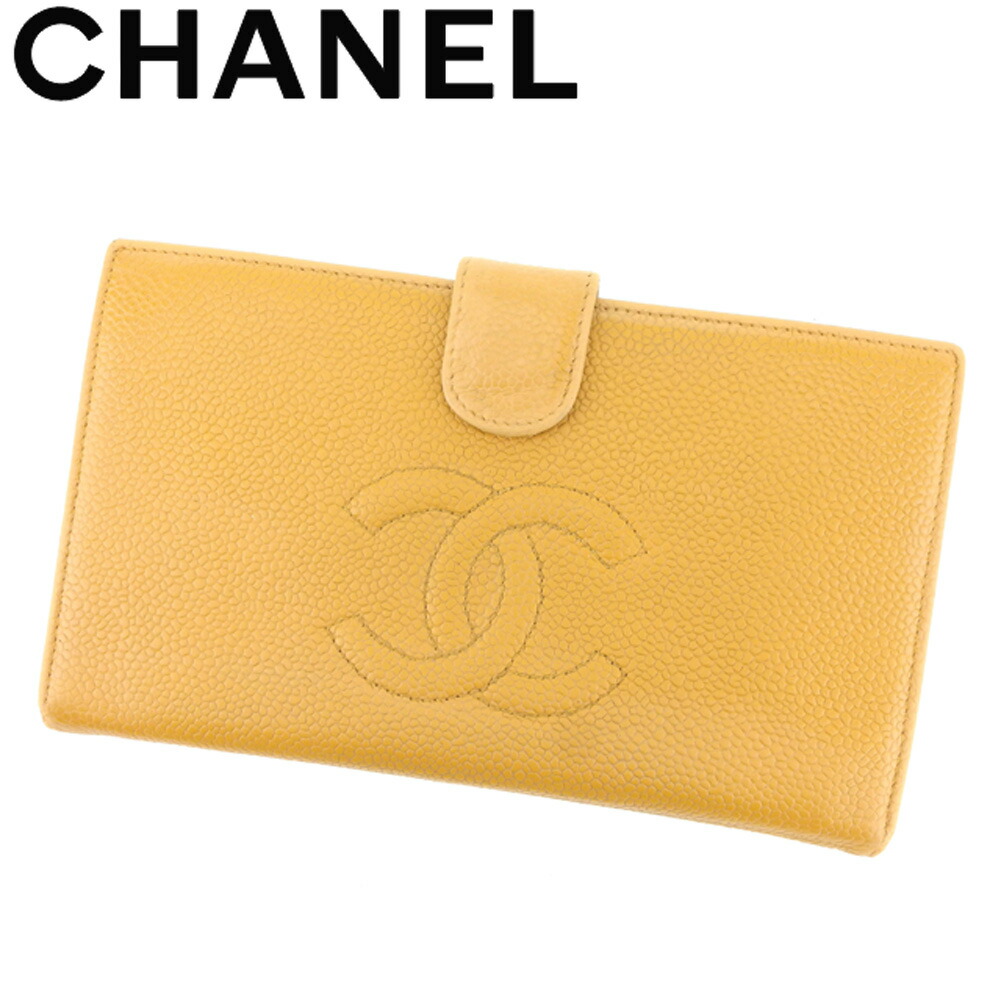 楽天市場】【中古】【財布】CHANEL シャネル キャビアスキン