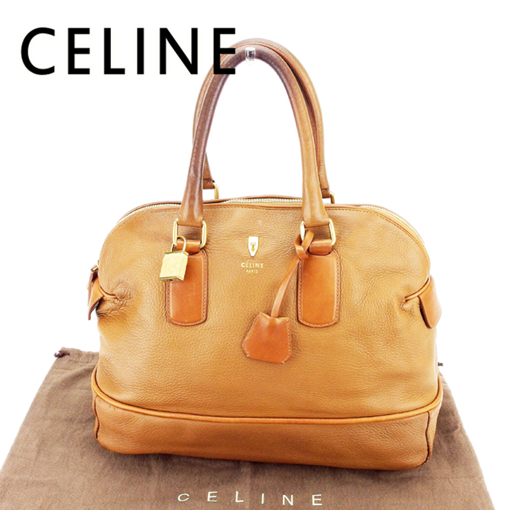 ブランド財布 セリーヌ Celine ボストンバッグ トラベルバッグ フェンディ 旅行用バッグ コーチ レディース メンズ 可 ロゴ ブラウン ゴールド レザー 人気 T6402 ブランドデポ Tokyo ポイント10倍 プレゼント バレンタインデー ホワイトデー バッグ 旅行 トラベル 収納