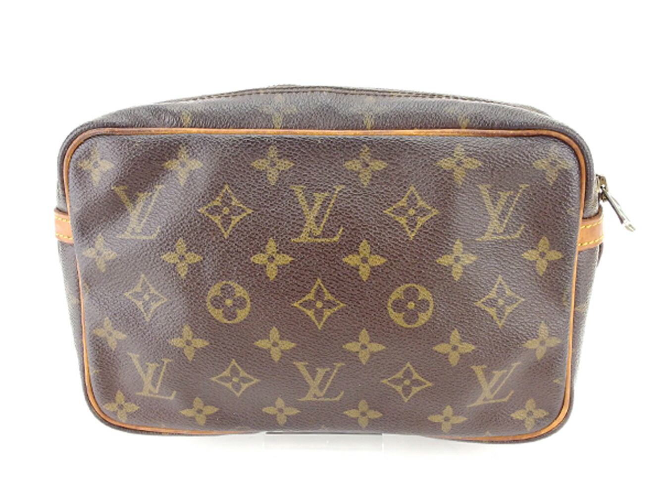 中古 セカンドバッグ ルイ ヴィトン モノグラム Louis Vuitton クラッチバッグ セカンドバッグ コンピエーニュ23 コンピエーニュ23 モノグラム レディース メンズ ブラウン ベージュ ゴールド Mクリスマス プレゼント バック ブランド 人気 収納 在庫一掃 1点物