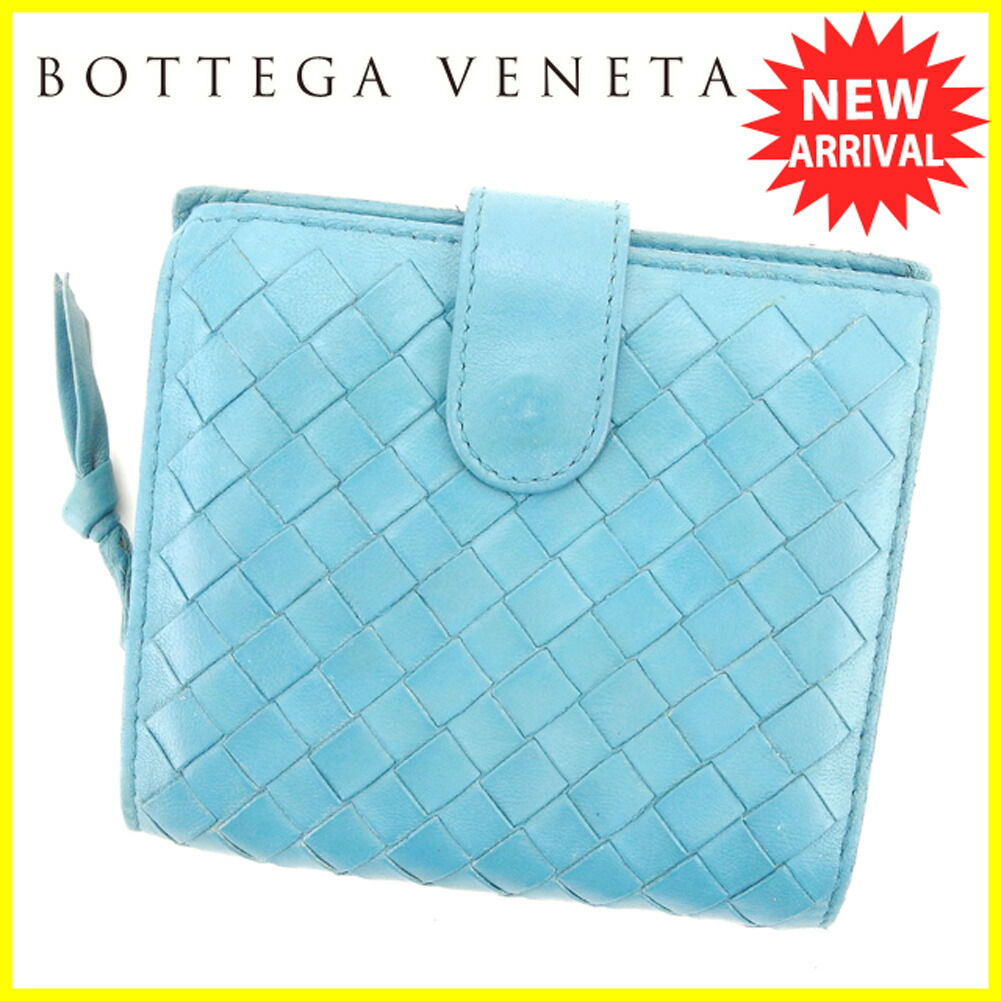 ボッテガ ヴェネタ シャネル ピアス Bottega Veneta ラウンドファスナー財布 フェンディ 二つ折り 財布 レディース 財布 メンズ可 イントレチャート ブルー レザー 人気 セール T6333 ブランドデポ Tokyo ポイント10倍 ブランド 財布 収納 サイフ