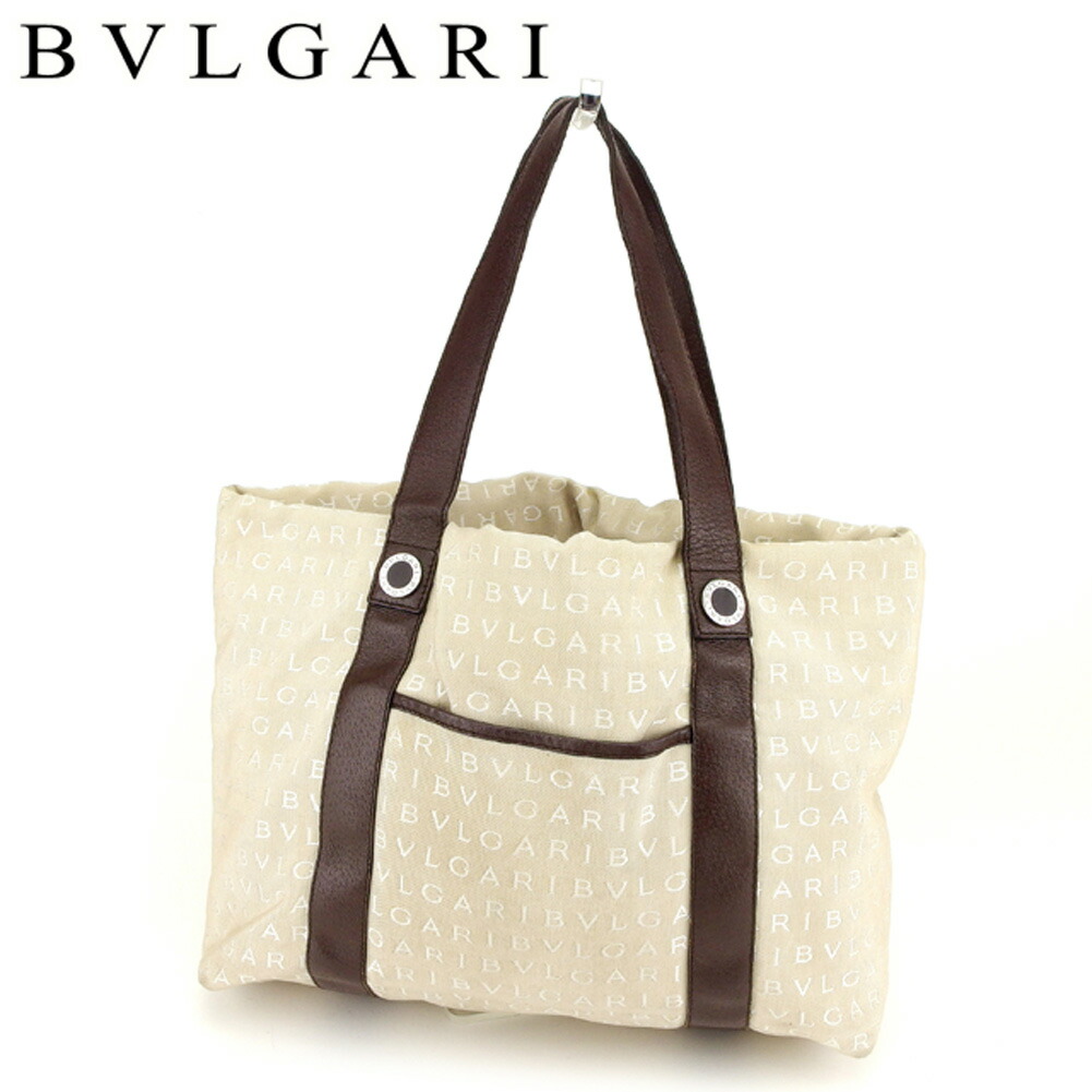 【良品】ブルガリ　トートバッグ　ロゴマニア　レザー　キャンバス　手提げ肩掛け 楽天市場】BVLGARI ブルガリ トートバッグ ロゴマニア