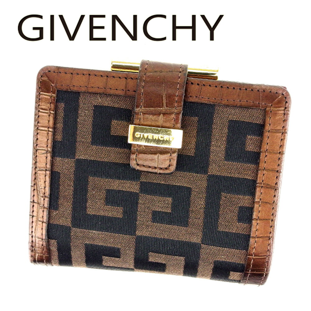 楽天市場】ジバンシィ GIVENCHY がま口 二つ折り財布 ボルドー