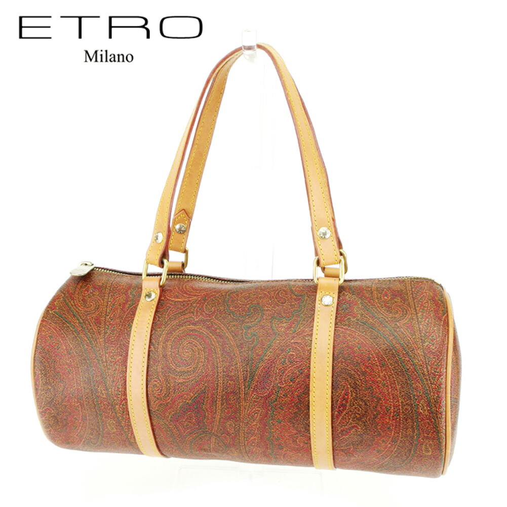 ETRO ハンドバッグ ブラウン系 保存袋付き ETRO エトロ ハンドバッグ ブラウン 保存袋付き