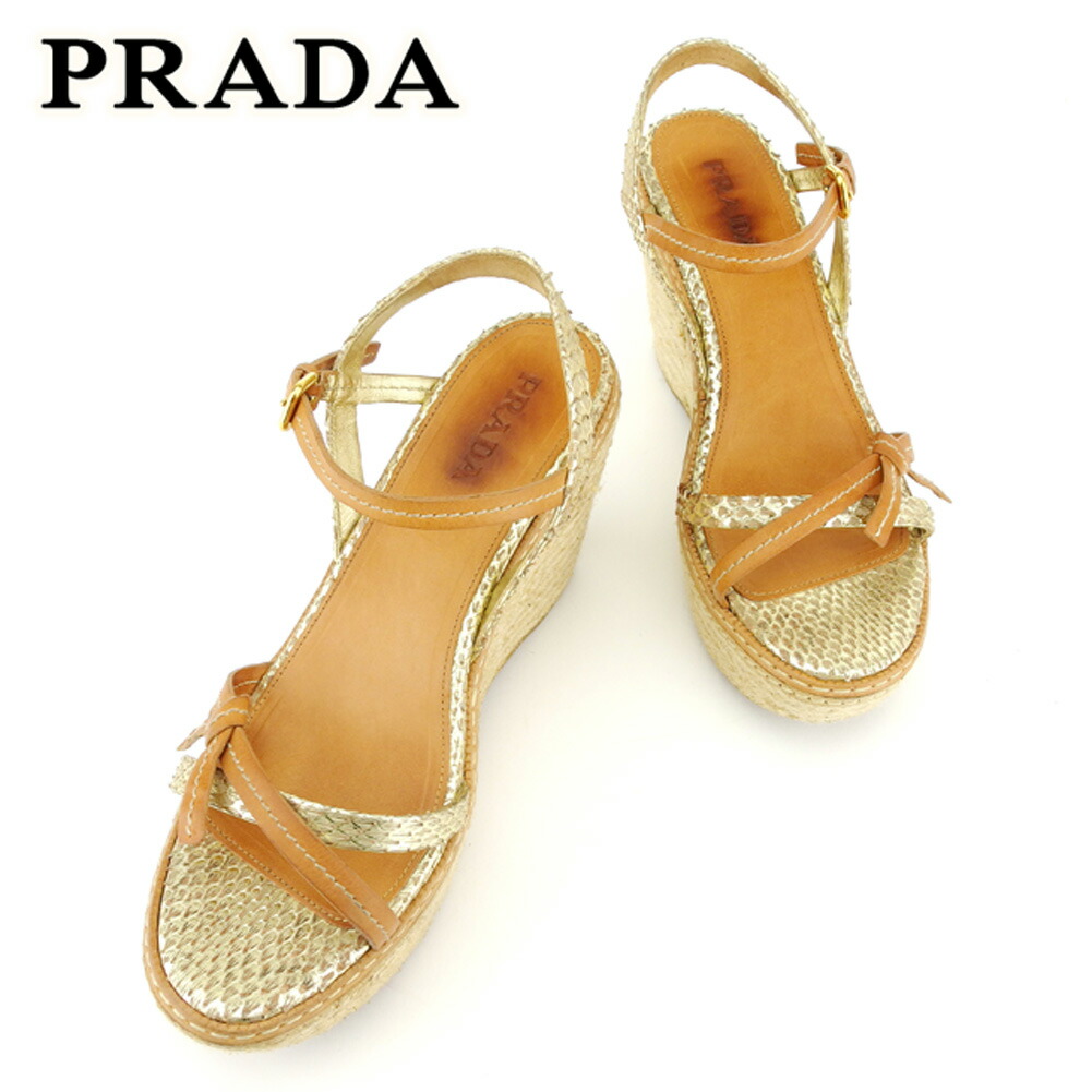 楽天市場】【スプリングセール】プラダ PRADA サンダル シューズ 靴  