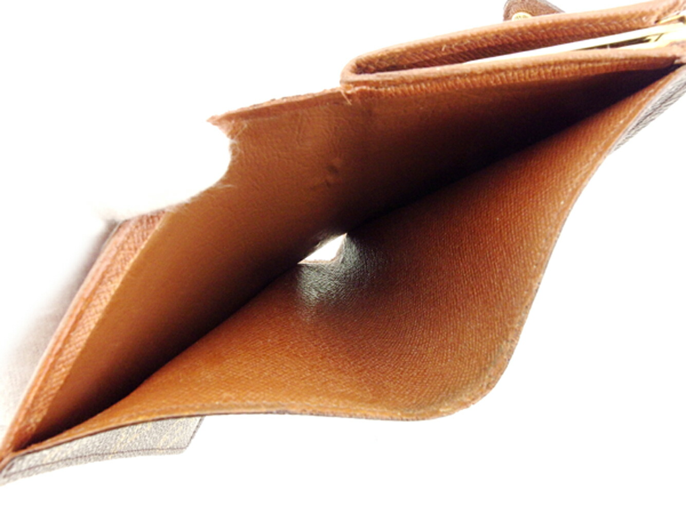 ヴィトン グッチ Louis ルイ 北アメリカ限定 がま口 二つ折り ベージュ ブランド財布 フレンチパース 財布 モノグラム モノグラムキャンバス Vuitton 財布 メンズ可 ブラウン ゴールド 人気 セール T7428 ブランドデポ Tokyo 0 正規品公式ショップの