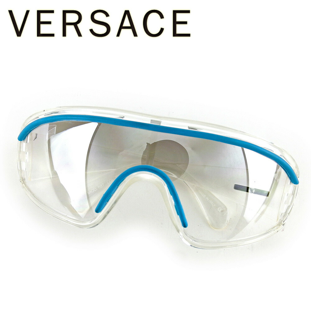 中古 財布 メンズ ヴェルサーチ Versace サングラス アイウエア レディース サングラス ルイヴィトン メンズ 可 ブルー 人気 セール T7571 ブランドデポ Tokyo