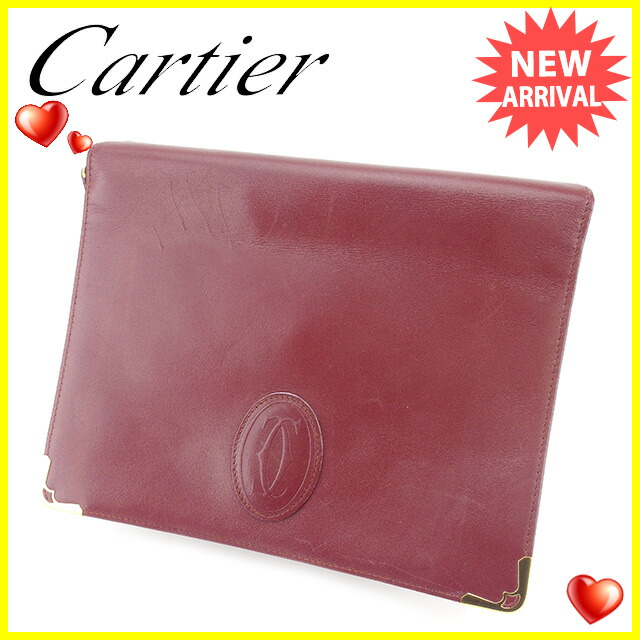 ブランド財布 カルティエ Cartier クラッチバッグ セカンドバッグ フェンディ メンズ可 マストライン ボルドー スーパー レザー 人気 T526s ブランドデポ Tokyo ポイント10倍 ブランド バック 財布 プレゼント ギフト 結婚式 レディース メンズ 可