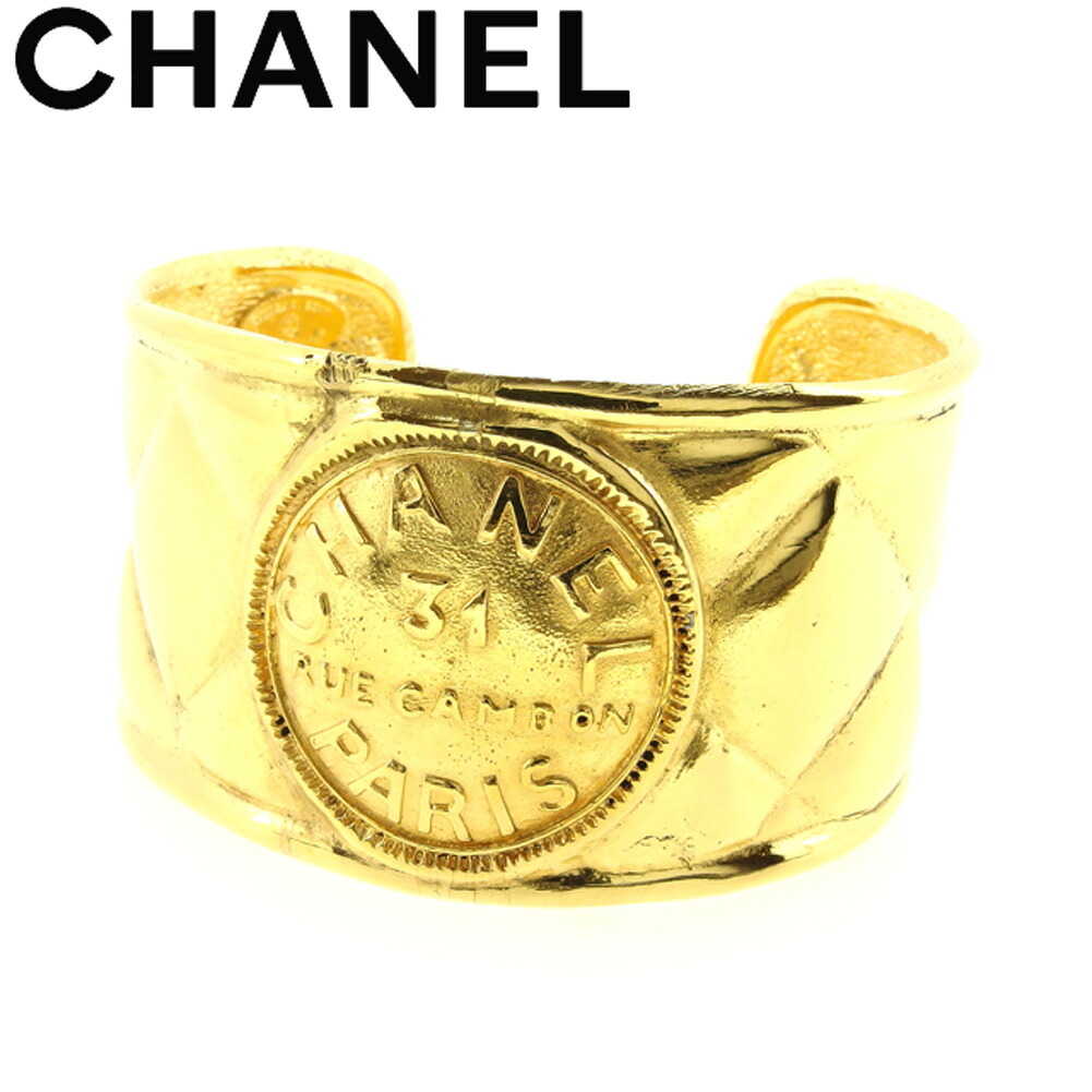 【お買い物マラソン★30％OFFクーポン】シャネル CHANEL バングル アクセサリー レディース ゴールド 【シャネル】 P772 【中古】 ブランド ハイブランド ヴィンテージ 送料無料