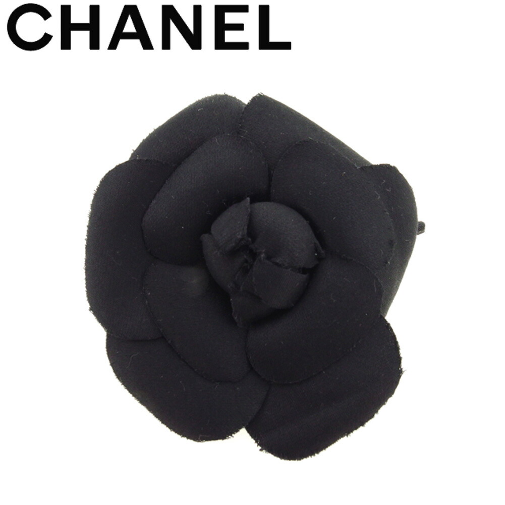 中古 シャネル 胸花 信号旗胸飾り カメリア 黒奴 Chanel シャネル Q485 Gullane Com Br