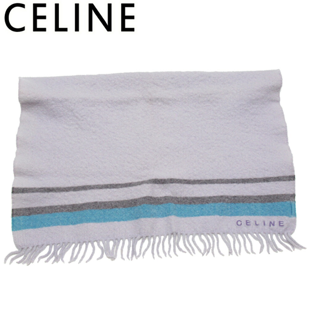 楽天市場】CELINE セリーヌ 純毛 毛布 美品 140×200 ブラウン
