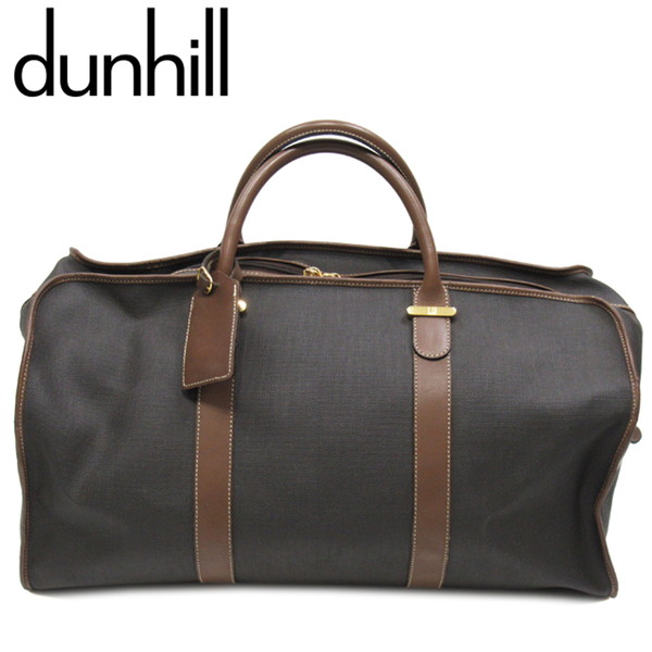 dunhill ダンヒル ボストンバッグ トラベルバッグ PVC ヴィンテージ t24196.jpg