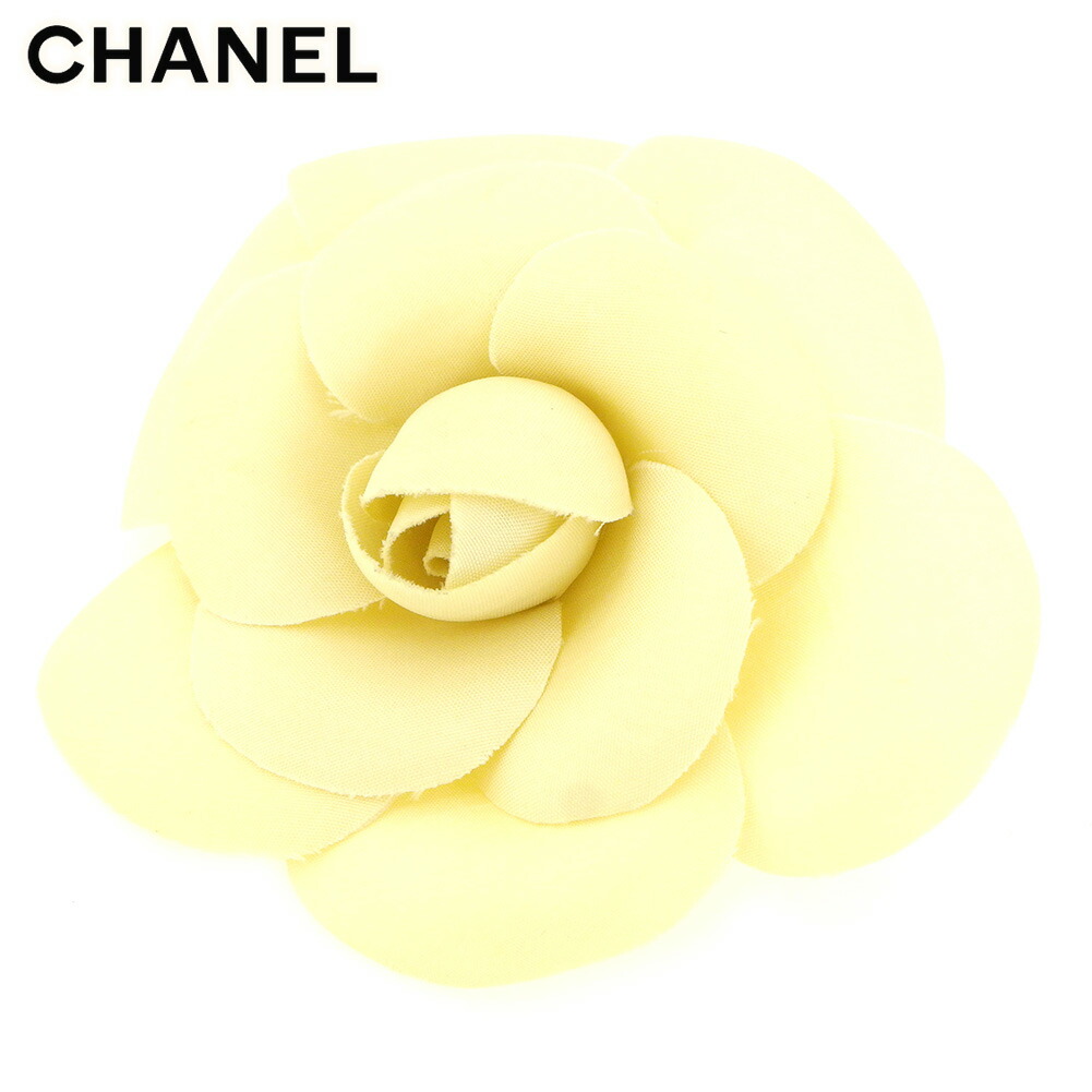 楽観百貨店タイムセール オフ 中古 シャネル コサージ 1番胸飾り 御花 カメリア ベージュ Chanel C3801 Gullane Com Br