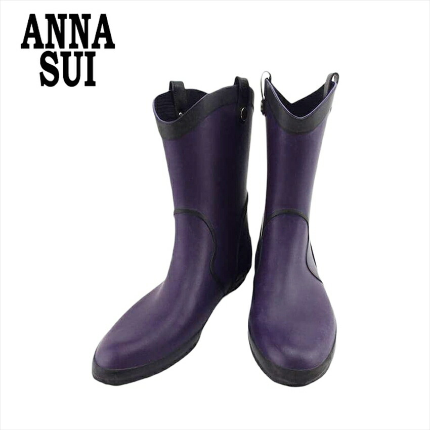 楽天市場】ANNA SUI アナスイ レザーヒールパンプス (シューズ