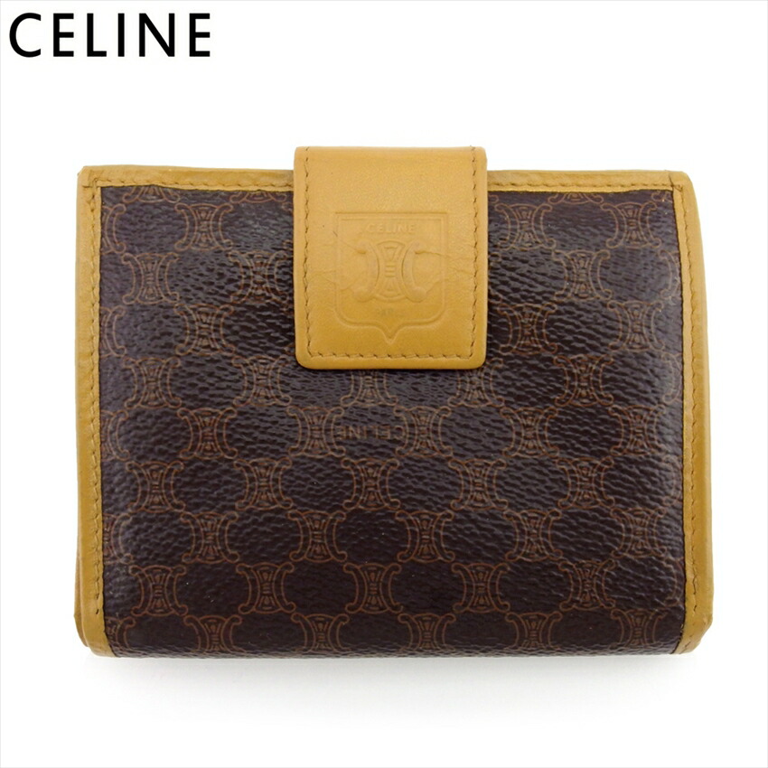 楽天市場】【財布】CELINE セリーヌ サークルロゴ ガマ口 がま口