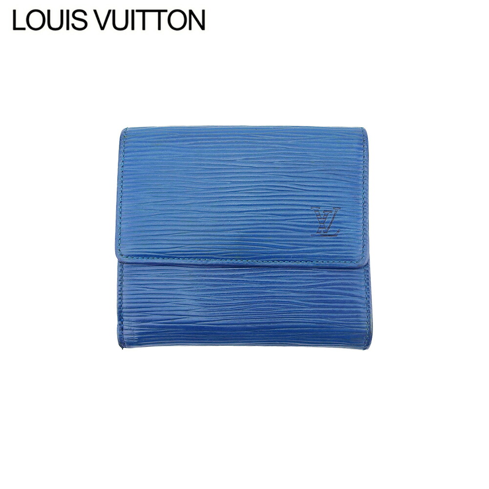 F14超美品！ルイヴィトン Wホック三つ折り財布 ポルトモネ ビエカルトクレディ LOUIS VUITTON ルイ ヴィトン Wホック財布 三つ折り財布