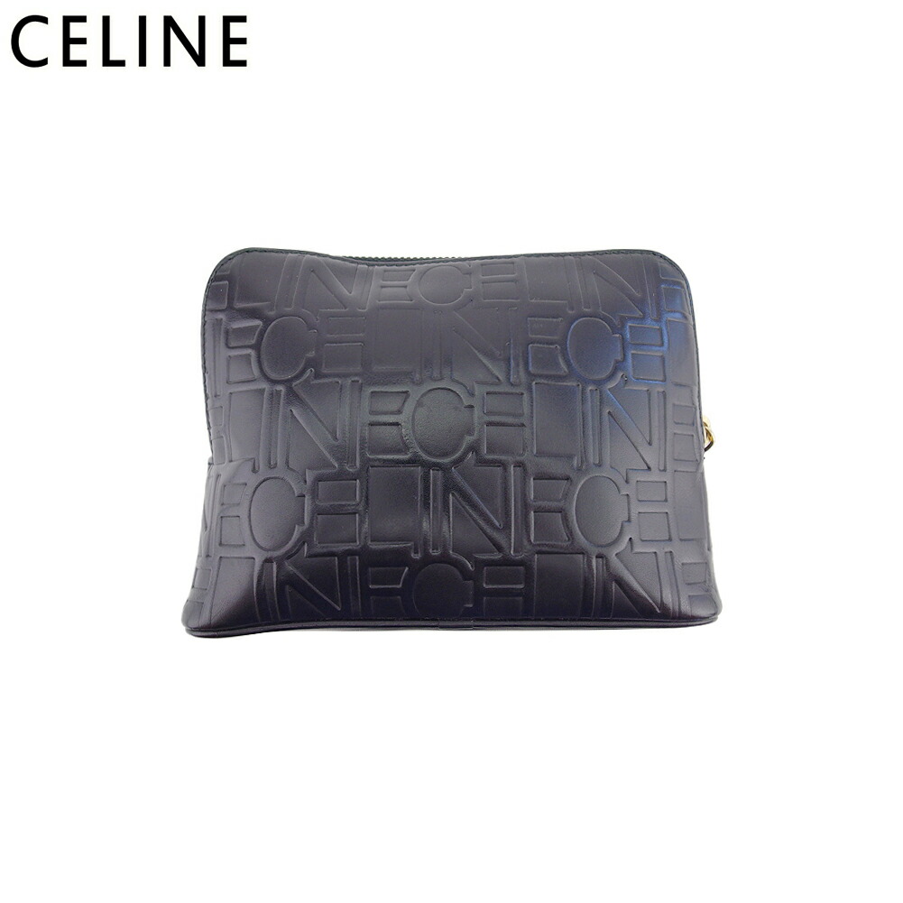 CELINE ポーチ 楽天市場】【バッグ】CELINE セリーヌ マカダム柄 ブラゾン柄