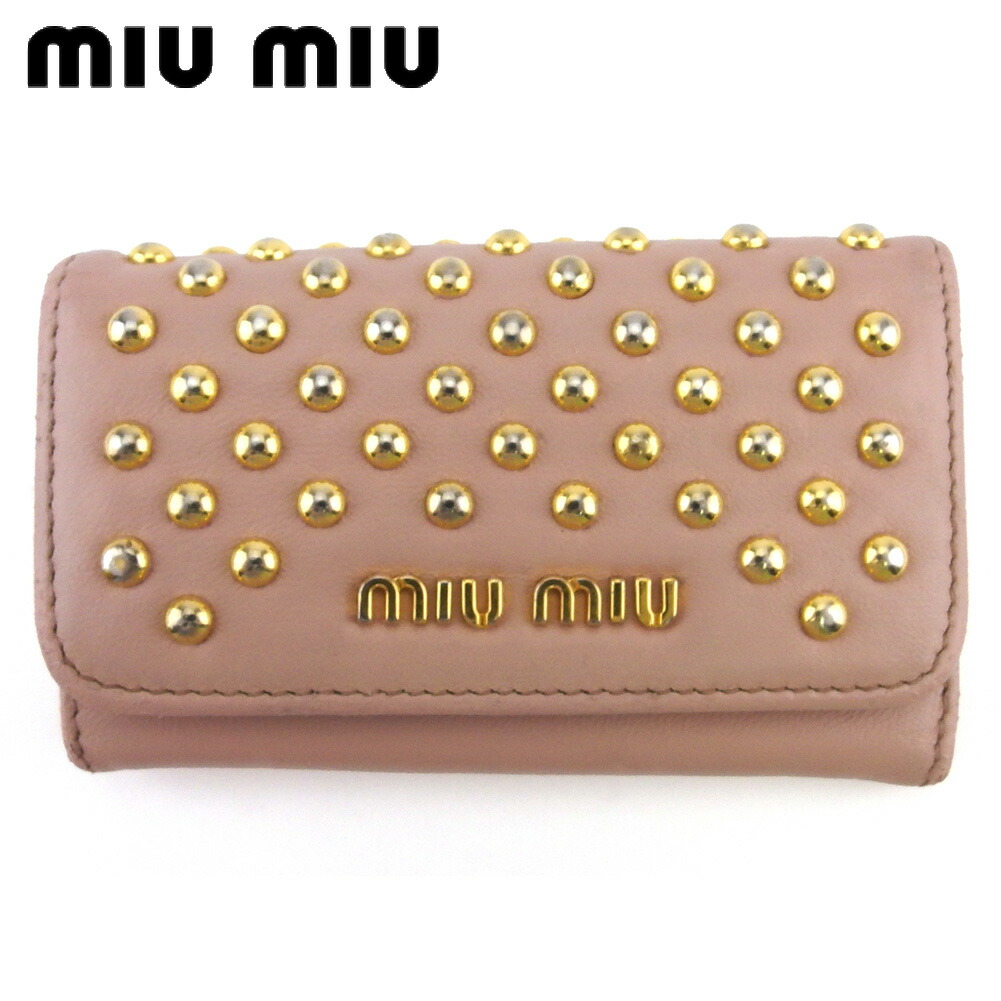 楽天市場】ミュウミュウ miumiu 小物 キーケース 5PG222 2BC3 ネロ