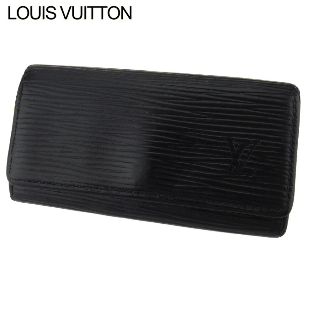 L00043 ルイヴィトン　ヴェルニ　ミュルティクレ4連　アマラント LOUIS VUITTON ルイヴィトン ミュルティクレ4 マヒナ ネイビー