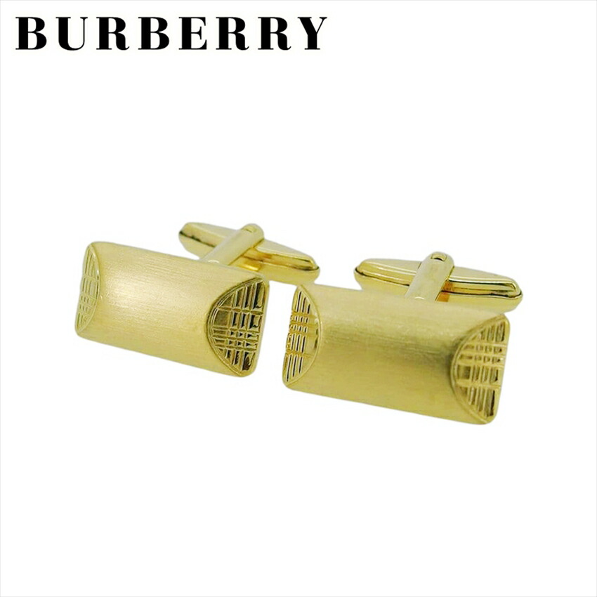【美品】バーバリー　Burberry's カフス　ゴールド　ブラック　ホースロゴ 楽天市場】【秋Sale】バーバリー カフス ゴールド ネイビー