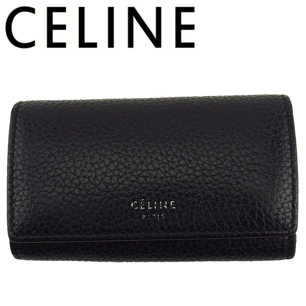 新品未使用品　CELINE セリーヌ 6連キーケース　ブラック　新型モデル t24104.jpg