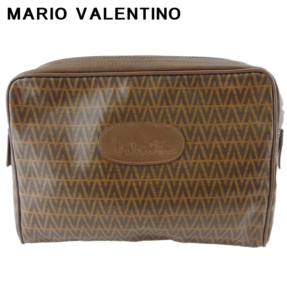 Mario Valentino★モノグラム＆ロゴ☆エコレザー☆バックパック Mario Valentino☆モノグラム＆ロゴ☆エコレザー☆バックパック