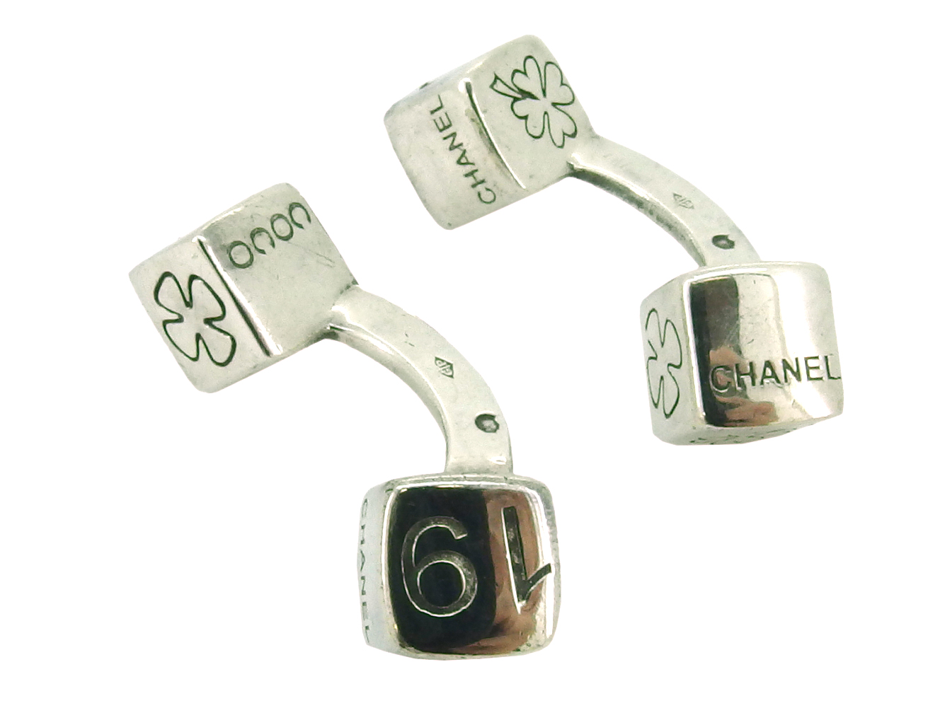 CHANEL シャネル クローバー 925 カフリンクス カフス | labiela.com