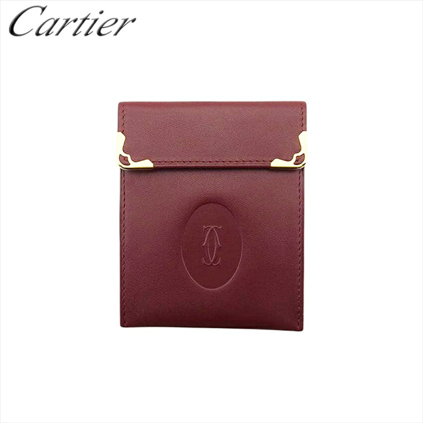 楽天市場】Cartier カルティエ ドゥーブルCロゴ二つ折り