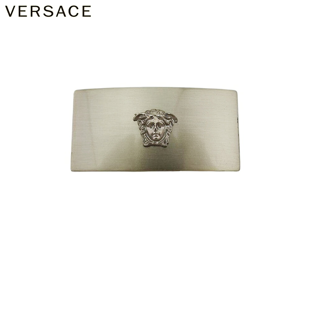 【お買い物マラソン★30％OFFクーポン】【中古】 ヴェルサーチ バックル メンズ可 シルバー VERSACE T21981 ブランド ハイブランド ヴィンテージ 送料無料