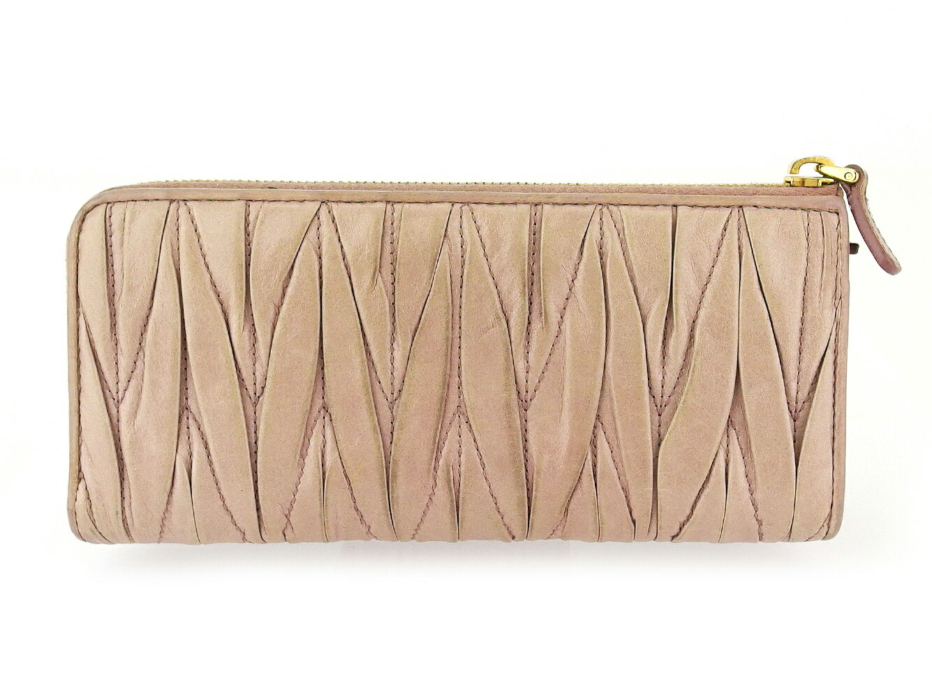 ミュウミュウ Miu 長財布 L字ファスナー 財布 マテラッセ レディース T170 B 超激安特価 ミュウミュウ Miu 長財布 L字ファスナー 財布 マテラッセ レディース T170 B 超激安特価