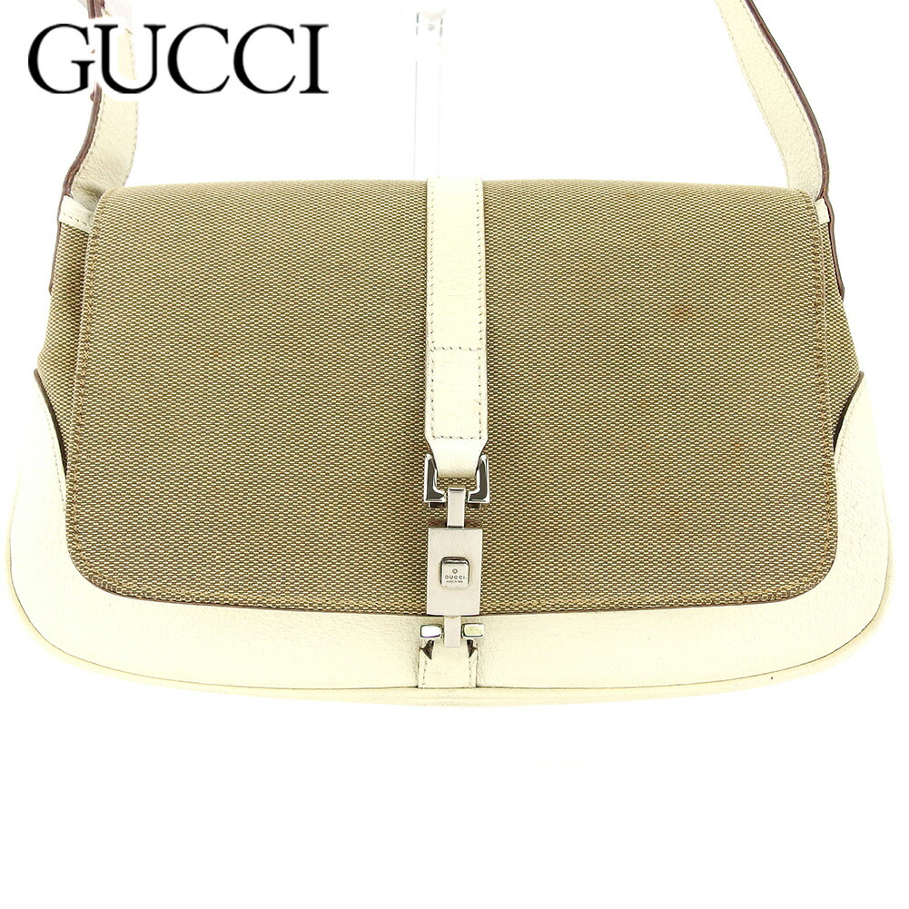 楽天市場】【バッグ】GUCCI グッチ ジャッキー キャンバス レザー