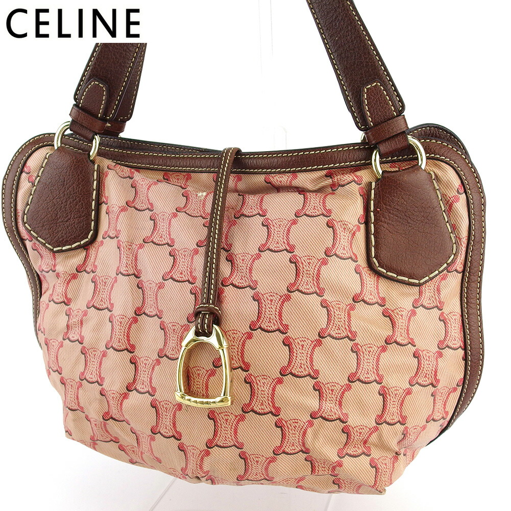 楽天市場】【バッグ】CELINE セリーヌ マカダム柄 ショルダー