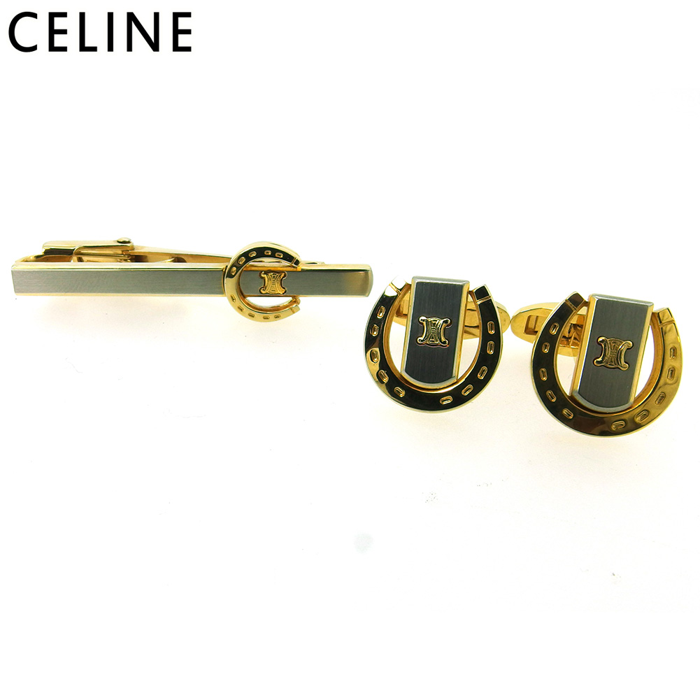 celine - 【極美品】Celine セリーヌ タイピン タイタック ゴールド